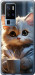 Чехол на Vivo X50 Pro Plus White cat 5646u-2056