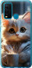 Чехол на Vivo Y30 White cat 5646u-2154