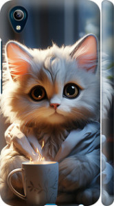 Чехол на Vivo Y91C White cat 5646m-1762