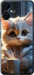 Чехол на Tecno POVA NEO 3 White cat 5646u-3140