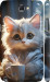 Чехол на Samsung Galaxy Note 2 N7100 White cat 5646m-17