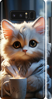 Чехол на Samsung Galaxy Note 8 White cat 5646m-1020