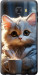 Чохол на Samsung Galaxy C9 Pro White cat 5646u-720