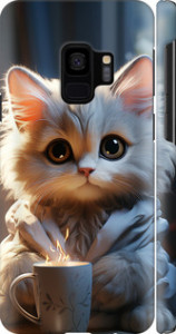 Чехол на Samsung Galaxy S9 White cat 5646m-1355