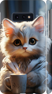 Чехол на Samsung Galaxy S10e White cat 5646m-1646