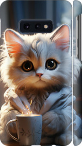 Чехол на Samsung Galaxy S10e White cat 5646m-1646