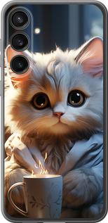 Чохол на Samsung Galaxy S23 FE White cat 5646u-3136