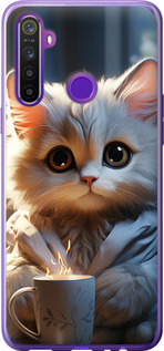 Чехол на Realme 6i White cat 5646t-2059