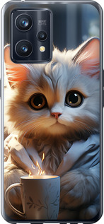 Чехол на Realme 9 White cat 5646u-2866