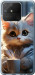 Чехол на Realme Narzo 50A White cat 5646t-2514