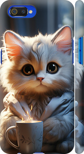 Чехол на Realme C2 White cat 5646m-1852