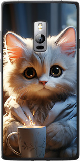 Чехол на OnePlus 2 White cat 5646u-386