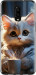 Чехол на OnePlus 6T White cat 5646u-1587