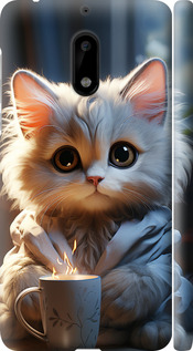 Чехол на Nokia 6 White cat 5646m-898
