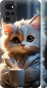 Чехол на Motorola G22 White cat 5646m-2681