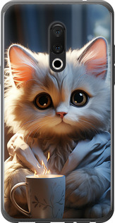 Чехол "White cat" для Meizu 15 Plus
