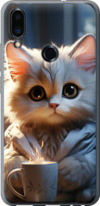 Чохол на Meizu Note 9 White cat 5646t-1689