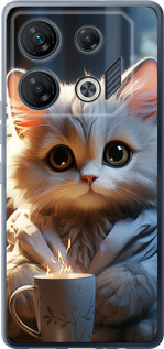 Чехол на Infinix GT 10 pro White cat 5646u-3172