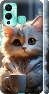Чехол на Infinix Hot 12 Play White cat 5646m-2759