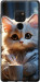 Чехол на Huawei Mate 20 White cat 5646t-1578