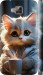 Чехол на Huawei G7 Plus White cat 5646m-952