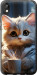 Чехол на Huawei Honor 8S White cat 5646t-1679