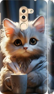 Чехол на Huawei Honor 6X White cat 5646m-460 для Huawei Honor 6X