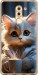 Чехол на Huawei Honor 6X White cat 5646t-460