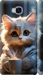 Чехол на Huawei Honor 5X White cat 5646m-176