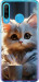 Чехол на Huawei P30 Lite White cat 5646t-1651