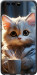 Чехол на Huawei P10 White cat 5646t-780
