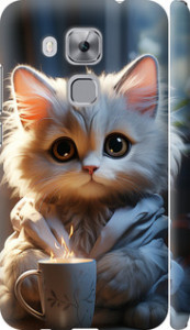Чехол на Huawei Nova Plus White cat 5646m-961