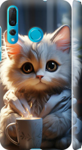 Чехол для Huawei Nova 4 White cat 5646m-1632
