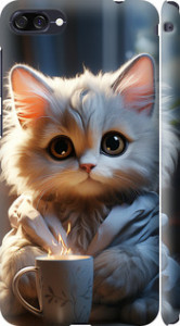 Чехол на Asus ZenFone 4 Max ZC520KL White cat 5646m-1242