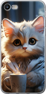 Чехол на iPhone 8 White cat 5646t-1031