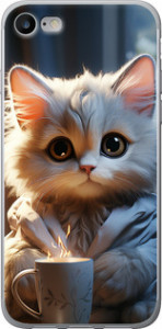 Чехол на iPhone 8 White cat 5646t-1031 для iPhone 8 (4.7")
