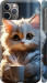 Чехол на iPhone 11 Pro Max White cat 5646c-1723