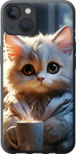 Чехол на iPhone 13 White cat 5646u-2374
