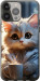 Чехол на iPhone 13 Pro Max White cat 5646t-2371