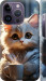 Чехол на iPhone 14 Pro White cat 5646m-2646