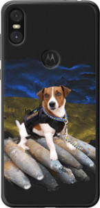 Чохол на Motorola One Патрон 5320t-1589 (Білий)