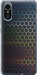 Чехол на ZTE Blade A31 Plus Переливающиеся соты 498u-2637 (Черный)