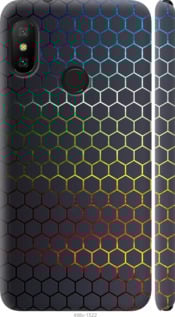 Чохол на Xiaomi Redmi 6 Pro Переливаючі соти 498m-1595 (Чорний)