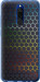 Чохол на Xiaomi Redmi 8 Переливаються соти 498t-1806 (Чорний)