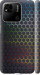 Чехол на Xiaomi Redmi 10A Переливающиеся соты 498m-2578 (Черный)