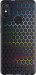 Чехол на Xiaomi Redmi Note 5 Переливающиеся соты 498u-1516 (Черный)