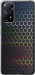 Чехол на Xiaomi Redmi Note 11 Переливающиеся соты 498u-2516 (Черный)