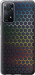 Чехол на Xiaomi Redmi Note 11 Pro Переливающиеся соты 498u-2512 (Черный)