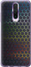 Чехол на Xiaomi Redmi K30 Переливающиеся соты 498t-1836 (Черный)
