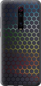 Чохол на Xiaomi Redmi K20 Pro Переливаючі соти 498u-1816 (Чорний)